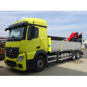 Mercedes Benz Actros 2551 l6x2 s F315A.2.25 e-dynamic s valníkovou nástavbou a točnicovým přívěsem