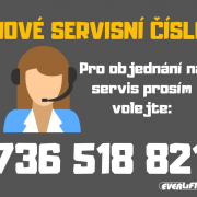Nové servisní číslo