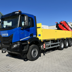 Iveco tridem s Fassi F345 